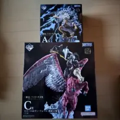 【未開封】ワンピース一番くじフィギュア A賞ルフィC賞ピエール＆ガン・フォール