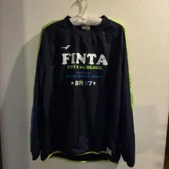 FINTA サッカー・フットサル長袖ピステ ブラック/グリーン