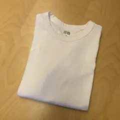 UNIQLO ユニクロ　クールネックTシャツ　ホワイト　Mサイズのサムネイル