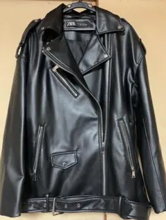 ZARA BIGライダースジャケット Sサイズ