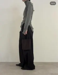 【完売品】digne cotton pants black