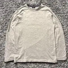 90s old uniqlo レイヤードロンT グレー