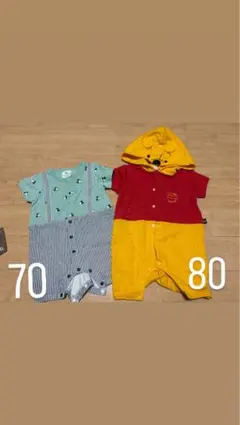 baby doll ロンパース　70.80
