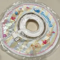 Swimava うきわ首リング ベア柄
