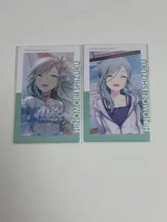 プロセカ　日野森雫　エピカ　箔押し　ノーマル 特訓後　特訓前