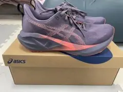ASICSノヴァブラスト5 26.5cm パープル/オレンジ