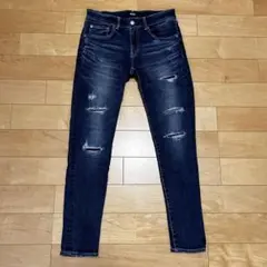 アズールバイマウジー クラッシュスキニーデニム b23m