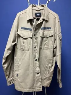 ミリタリージャケット ベージュ M/L 4ポケット