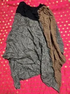 gomme(ゴム)マキヒロシゲアトリエ　ワイドパンツ gomme(ゴム)☆マキヒロシゲアトリエ☆ワイドパンツ☆着用1.2回☆美品