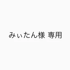 みぃたん様