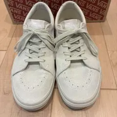 VANS SK8 low 28.5 スエード オフホワイト　白　 美品