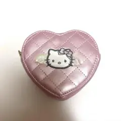 ハローキティ エンジェル キルティング ハート コインケース ピンク