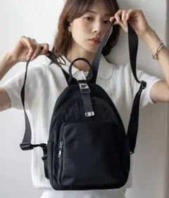 ❣️へっちゃん様専用❣️【定価：9,900円】メタルバックルナイロンミニリュックのサムネイル