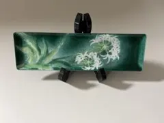 飾り皿　緑