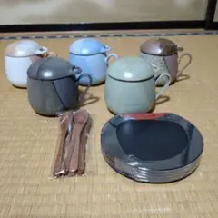 茶碗蒸し器5客、
