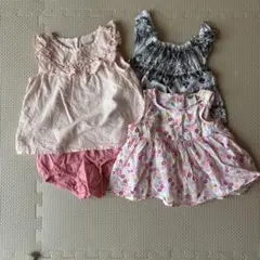 ベビーブラウスセット　70センチ