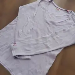 ハリウッドランチマーケット ハリラン ラベンダー色 長袖 レディースL