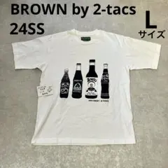 新品 BROWN by 2-tacs 手書き プリント スウェット ツータックス 
