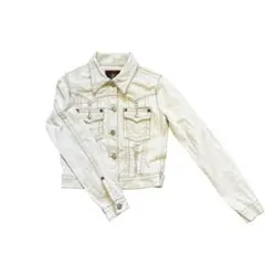True Religion トゥルーレリジョン デニムジャケット ホワイト 短丈