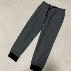 ジョガーパンツ　ヘリンボーン柄　グレー　ウエストゴムSHIPS【S】秋冬