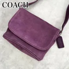 極美品 レア USA 90s オールドコーチ ヌバック ショルダーバッグ Y2K