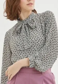 値下げ】select MOCA セレクトモカ シャツ 柄シャツ ブラウス 花柄 