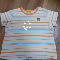 MIKI HOUSE DOUBLE.B☆ ボーダーTシャツ 90cmのサムネイル