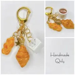 ミニチュアフード チャーム キーホルダー ハンドメイド 【216】