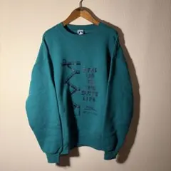 90s RUSSELL SWEAT USA製 古着 グリーン XL