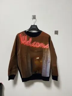 MM6 ネオン風プリントスウェット