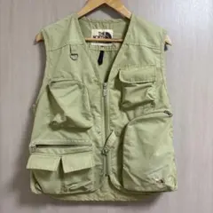 80s THE NORTH FACE 茶タグ　フィッシングベストのサムネイル