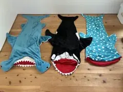 サメ型着ぐるみパジャマ 3点セット