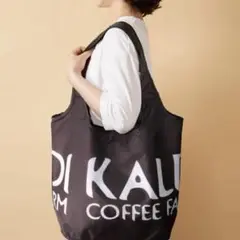 KALDI コンパクト保冷エコバッグ ブラック 1枚