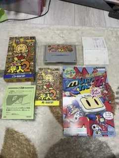 超レア！美品スーパーファミコンソフト 超原人2 箱・説明書付き SFC ハドソン