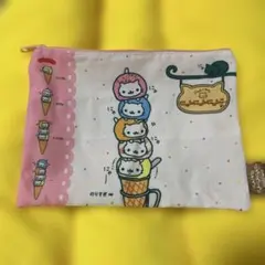 にゃんにゃんにゃんこ にゃんこカフェ アソートコレクション スクエアポーチ