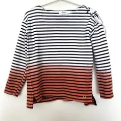 Bonpoint ボートネック ストライプ カットソー 116サイズ(6a)