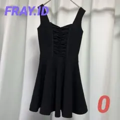 ☆FRAY.ID ミニ フレアワンピース☆0(s) ブラック フレイアイディーのサムネイル