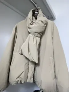 URBAN RESEARCH ダウン　ベージュ　マフラー付き