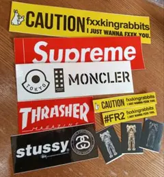supreme&モンクレール&stussy&モンクレール&FR2ステッカーのサムネイル