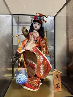 日本人形 舞踊人形 ガラスケース入り - メルカリ