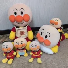 アンパンマンメガジャンボぬいぐるみ6体
