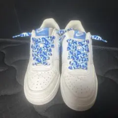 NIKE COURT VISION ローカット スニーカー ホワイト ブルーのサムネイル