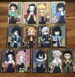 新品、未使用。鬼滅の刃 キャラクターカード 13枚セット