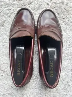 REGAL ダークブラウン ローファー シューズ袋付き