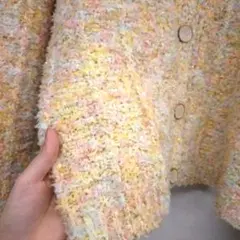 未使用♡タグ付きパステルカラー 長袖カーディガン
