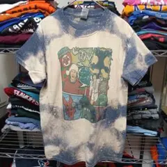 90sギルダンドミニカ製Sヴィンテージタイダイ漫画tシャツUSA直輸入メンズ古着