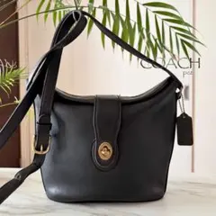 正規品 COACH オールドコーチ レザーショルダーバッグ