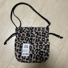 《JaVaジャバ コラボ》2WAYミニ巾着コーデュロイショルダーバッグ