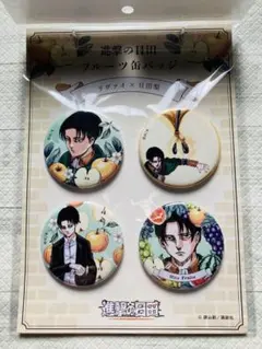 リヴァイ　日田　缶バッジ　まとめ売り 進撃の巨人 日田市立博物館缶バッジ （リヴァイセット