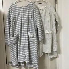 エンジェリーベ 授乳口付き 長袖 パジャマ 2着セット